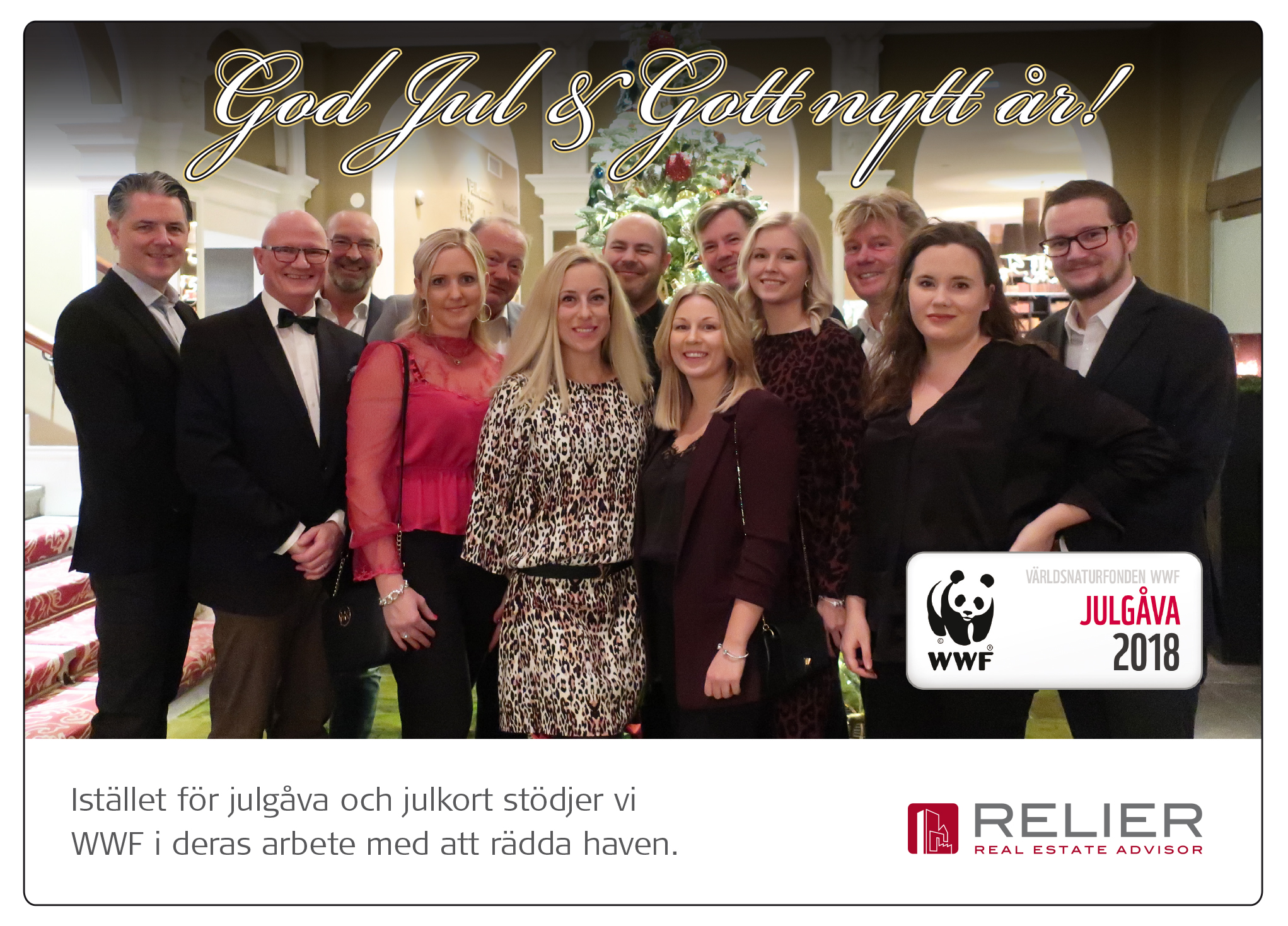 God jul från oss på Relier