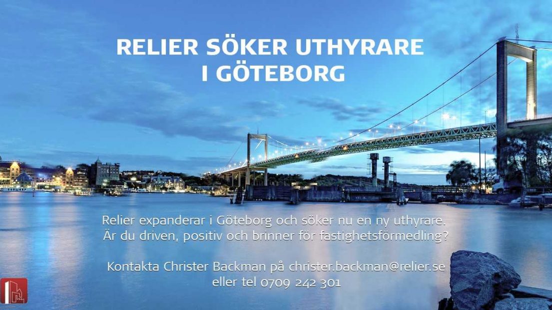 Lokalförmedlare till Göteborgskontoret